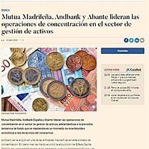 Mutua Madrilea, Andbank y Abante lideran las operaciones de concentracin en el sector de gestin de activos